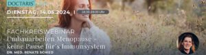 WEBINAR | Umbauarbeiten Menopause - keine Pause für`s Immunsystem - 14. Mai 2024 @ Heidelberg | Baden-Württemberg | Deutschland